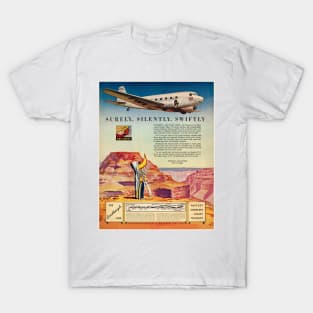 The Lindbergh Line USA Vintage Poster 1935 T-Shirt